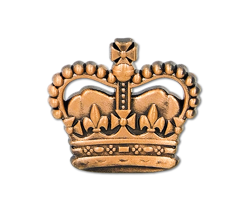 Antique Copper Plated Crown Shape Pin