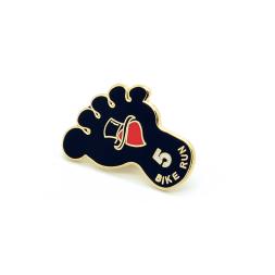 Bike Run Lapel Pin