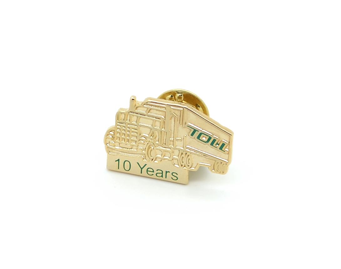 Toll 10 Years Lapel Pin
