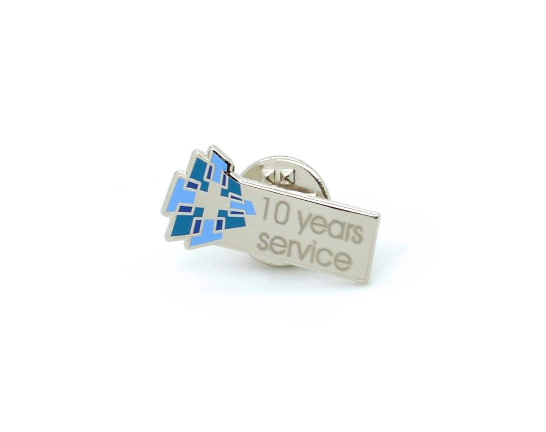 10 Year Service Lapel Pin